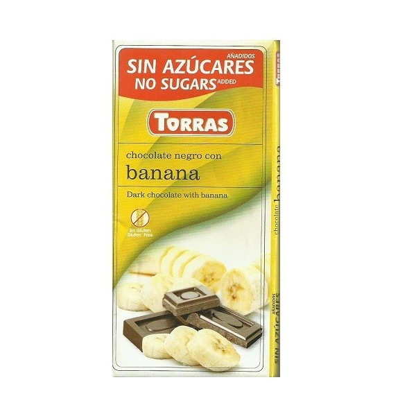 Tablette Chocolat Noir Banane Sans Sucre