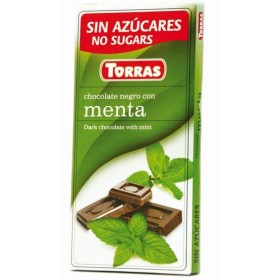 Tablette Chocolat Noir et Menthe Sans Sucre
