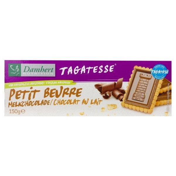 Petit Beurre Sans Sucre Chocolat Lait Tagatesse pour diabétique (Tagatose)