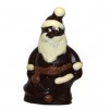 Père Noël en chocolat noir sans sucre pour diabétiques 120g - R
