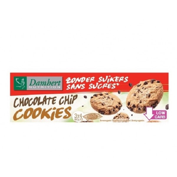 Cookies pépites de Chocolat sans sucre ajouté 90g - D