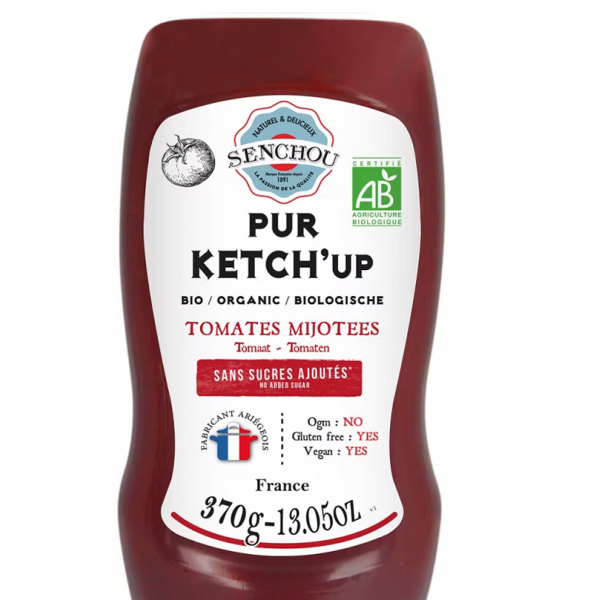 Ketchup Sans Sucres ajoutés 370 ml - S