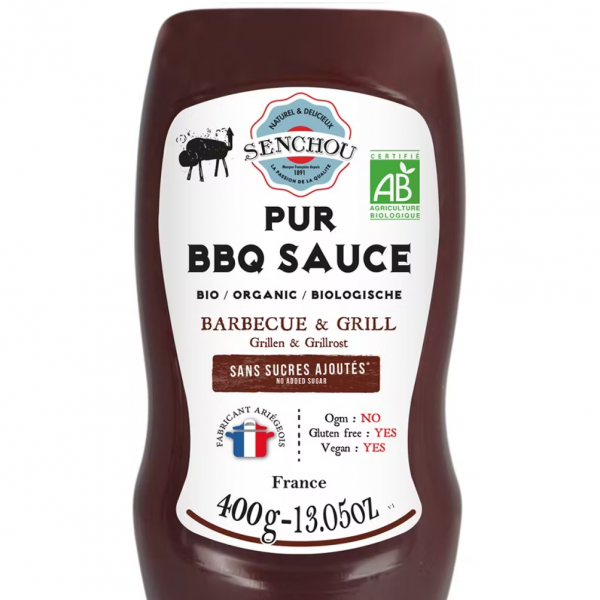 Sauce BBQ Sans Sucres ajoutés 400 g - S