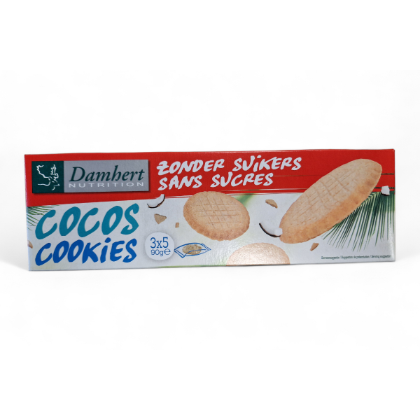 Biscuits Cookies Coco sans sucre ajouté 90g - D